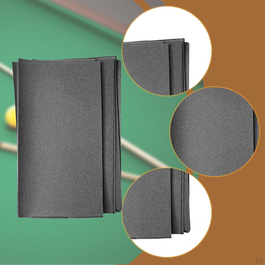 10 Pieces Billiard Cue Polishing Papers Accessories Multipurpose Maintenance Tools Pool