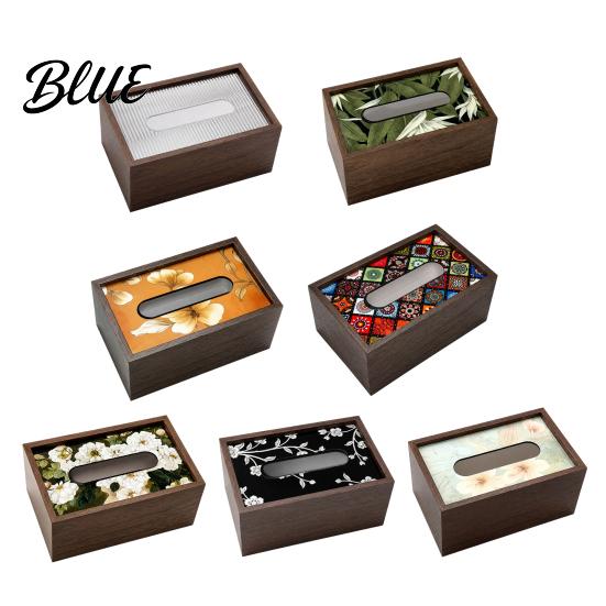 Bathroom Tissue Case Wooden Box Cover Rectangular Paper Towel Dispenser Decorative Napkin Storage Dining Room Holder Organizer for Office Desk Home