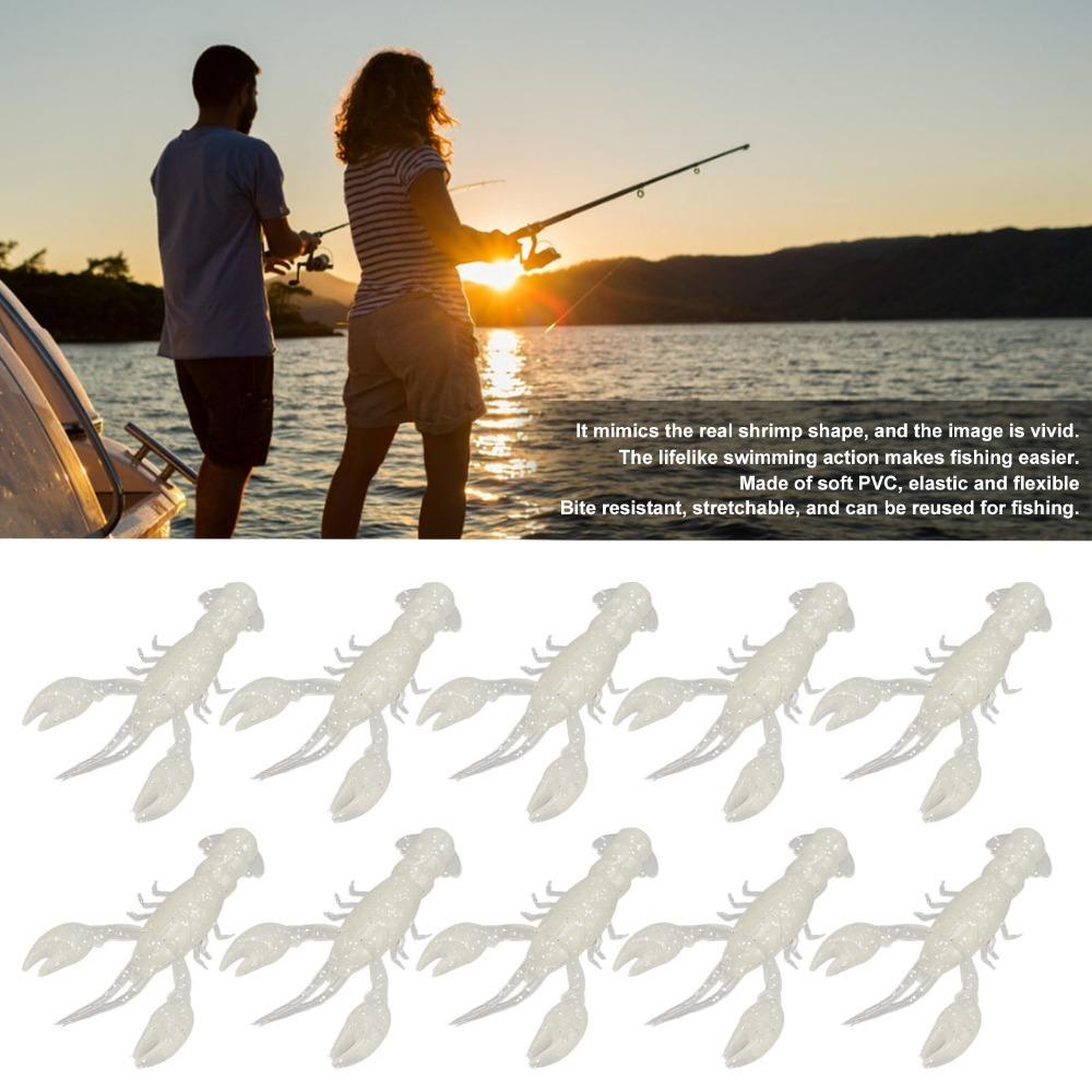 20PCS 5.5cm Crawdad Bait Soft Artificial Lure Durable Fishing Lure  Saltwater Fishing