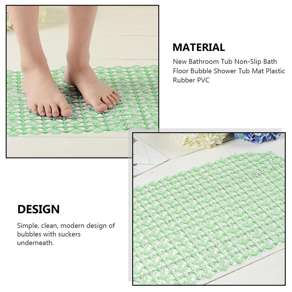 Koupelnová podložka do vany Jednobarevná Domácí doplňky Design s přísavkami Podložky do sprchových van PVC Protiskluzová podložka Koupací doplněk