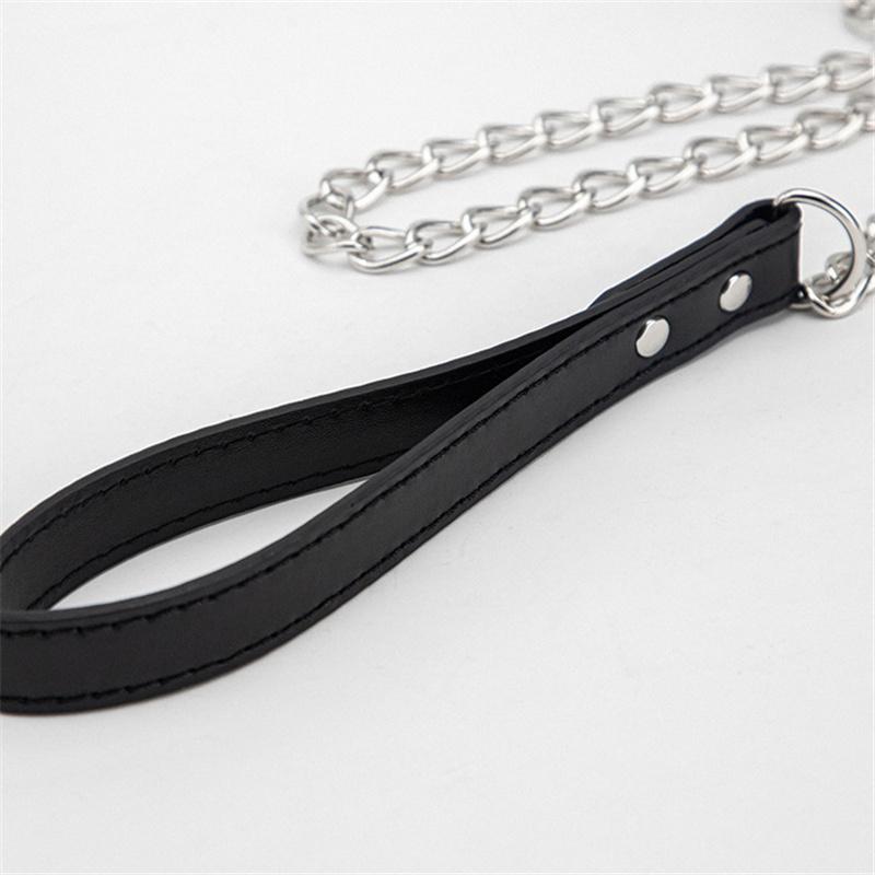 Sexy Punk Choker Collar Leather Bondage Body Cosplay Goth Jewelry Women Gothic Necklace Harajuku Accessories Belt Fashion SM Traction Chain