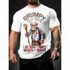 T-shirt Imprimé Mode Homme Nouveau Style Été, Col Rond, Coupe Ample, Surdimensionné, Cool, Décontracté