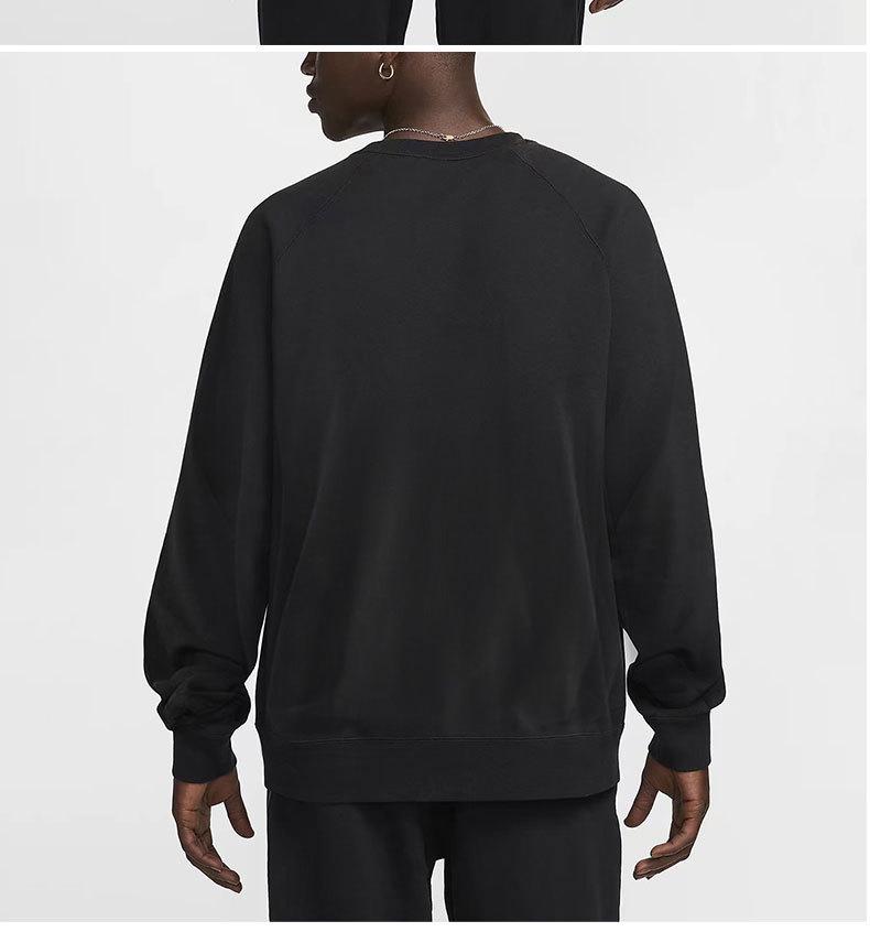 2024 Autumn/Winter Men's Heavyweight American Crewneck Sweatshirt - High Quality, Long Sleeve, Loose Fit