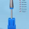 Tungsten Carbide Drill Bit with Ceramic Grinding Head for Cuticle Removal and Russian Manicure Prep