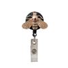 Card Bee 360° Rotatable Name Badge Reel ID Card Clips Badge Holder Clip Retractable Badge Reel