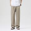Spring and Summer Khaki Outdoor Quick-Drying Breathable Pants Men's Cool Drawstring Straight Thin Casual Pants Men's