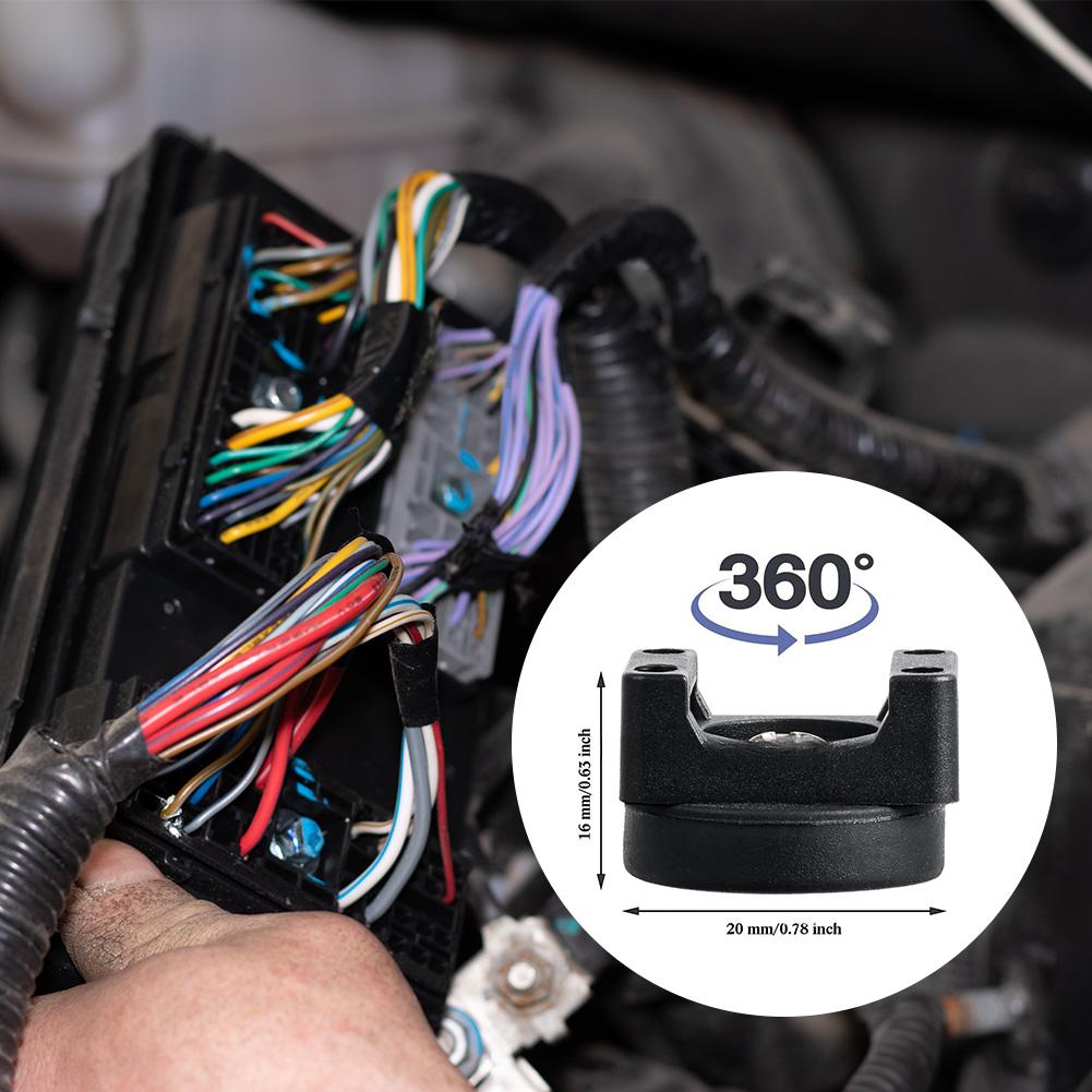 12/15/20/28Pcs Magnetic Cable Ties Wiring Ties Q8K5