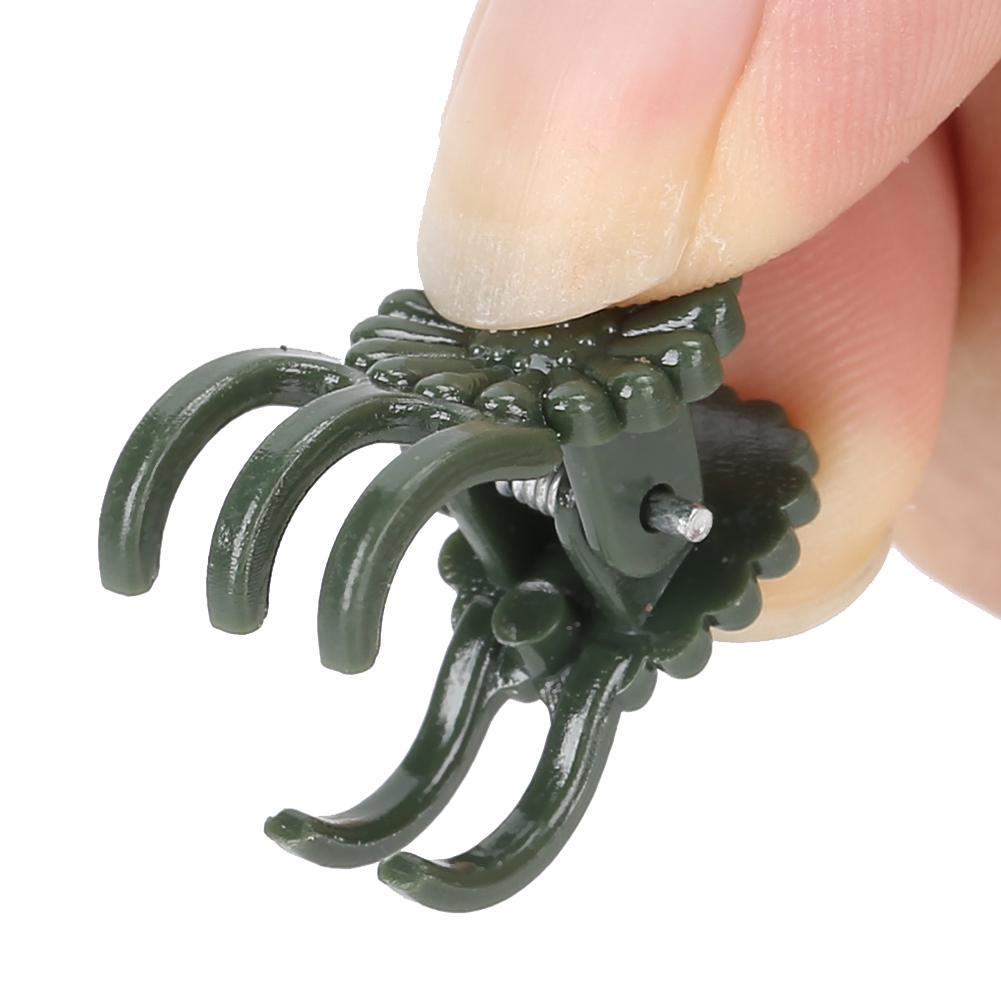 Dicker blütenförmiger Pflanzenclip Gartenblumen Pflanzen Stängelstütze Befestigungsklammer 200 Stück