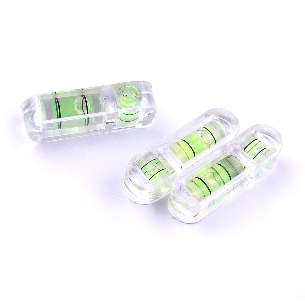 Acrylic Spirit Level Mini Bubble Spirit Level T-type Spirit Level for Measuring Instrument Tool 29.5*8.8*7.3mm