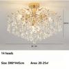 French Crystal Chandelier Modern Ceiling Lamps Luxury Living Room Lights Home Decor Items Dining Room Hotel Bedroom Room Lights