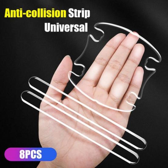 8pcs Invisible Car Door Bowl Handle Protective Sticker Anti-collision Car Decals