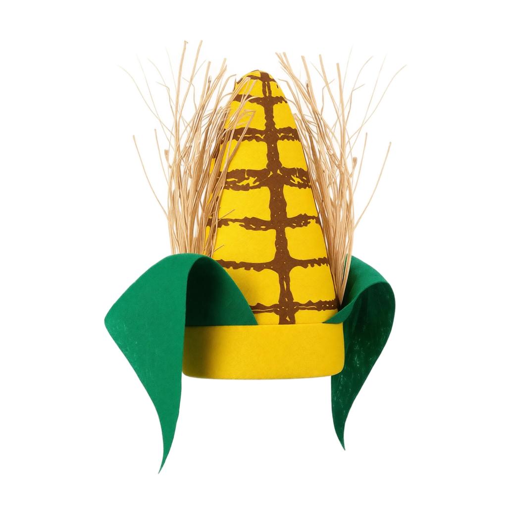 Unisex Halloween Hat with Straw-Look Design for Costume