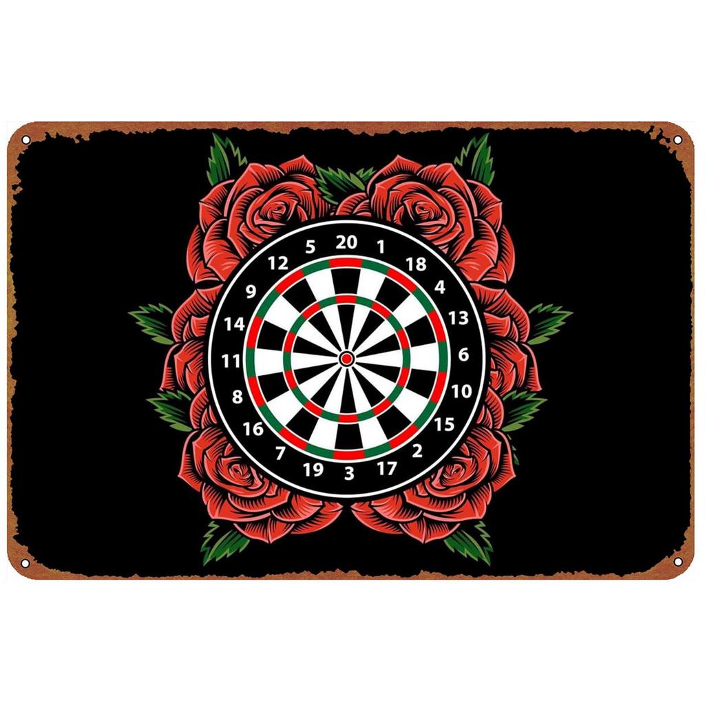 DORA Tin Sign Darts Metal Tin Signs Keep Calm  Wall Posters Plaque Vintage Iron Painting Decoration for Man Cave Cafe Game Room Club Bar