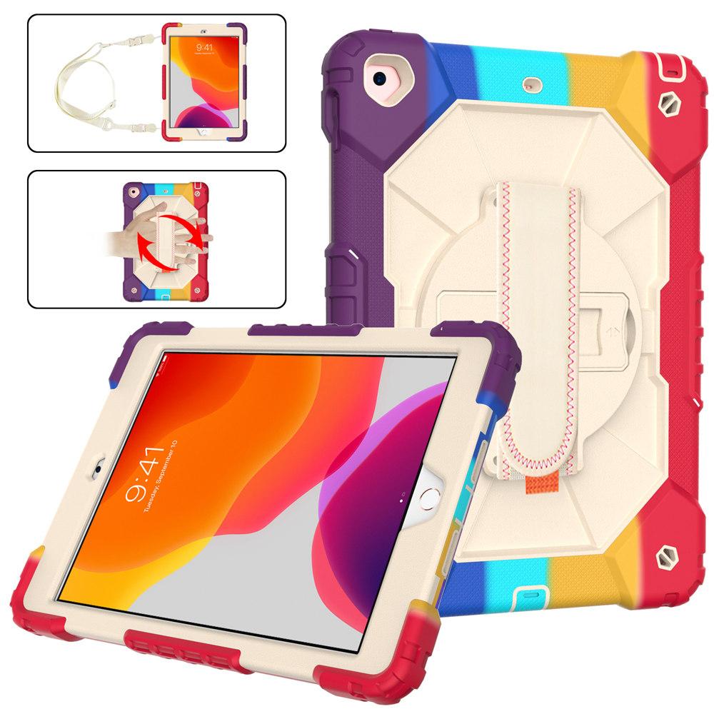Case For iPad 12th A19 11th A16 Air 11 13 M2 M3 M4 Pro 11 13 8th 9th 10.2 5th 6th 9.7 Mini 6 7 Case Kids Hard PC Silicon Tablet Cover Stand
