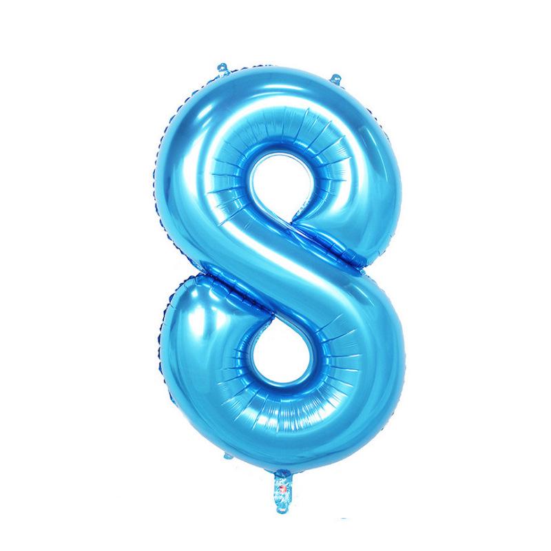 Globos de Aluminio con Número de 40 Pulgadas (EE. UU.) - Decoración de Fiesta