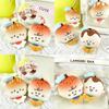 Doll Flip Bread Plush Toy Soft Fill Keychain Backpack Decorative Pendant Gift