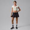Women's Jordan T Shirts Women's Ecru Crew Neck Moderate