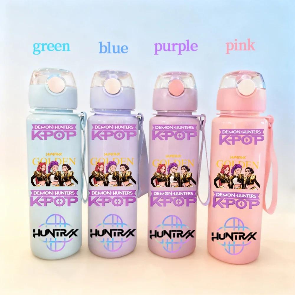 700ML KPOP Devil Hunter Stainless Steel Insulated Mug Anime Cartoon Style Portable Cup Fit designed for Students plus Children