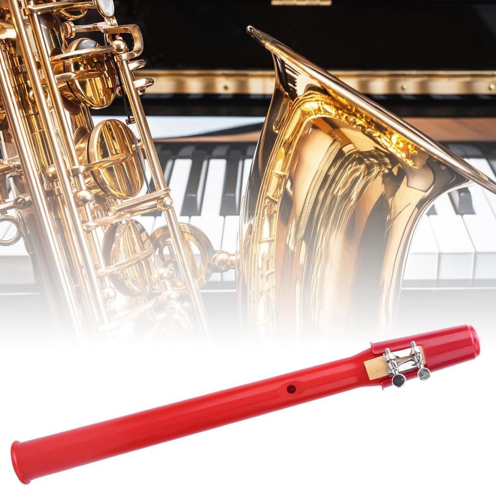 Pocket Saxophone Mini Compact Portable High Quality Red ABS Alto Mouthpiece Wind Instrument