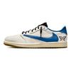 Travis Scott x Air Jordan 1 Colaborare Amortizare, Rezistent la Uzură Partea de Jos Joasă Pantofi de Baschet Vintage Unisex DZ4137-700(Echipa723-)
