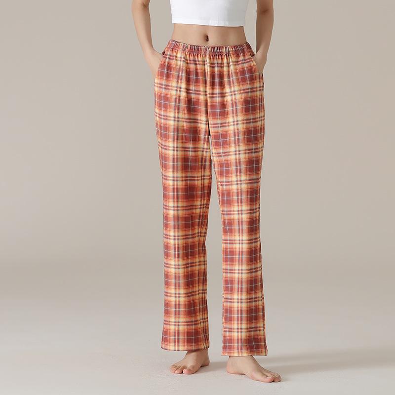 Women's Pure Cotton Loose Sleep Pants - Lightweight for Spring, Summer, and Autumn with Plus Sizes, Suitable for Casual Home or Outdoor Wear.