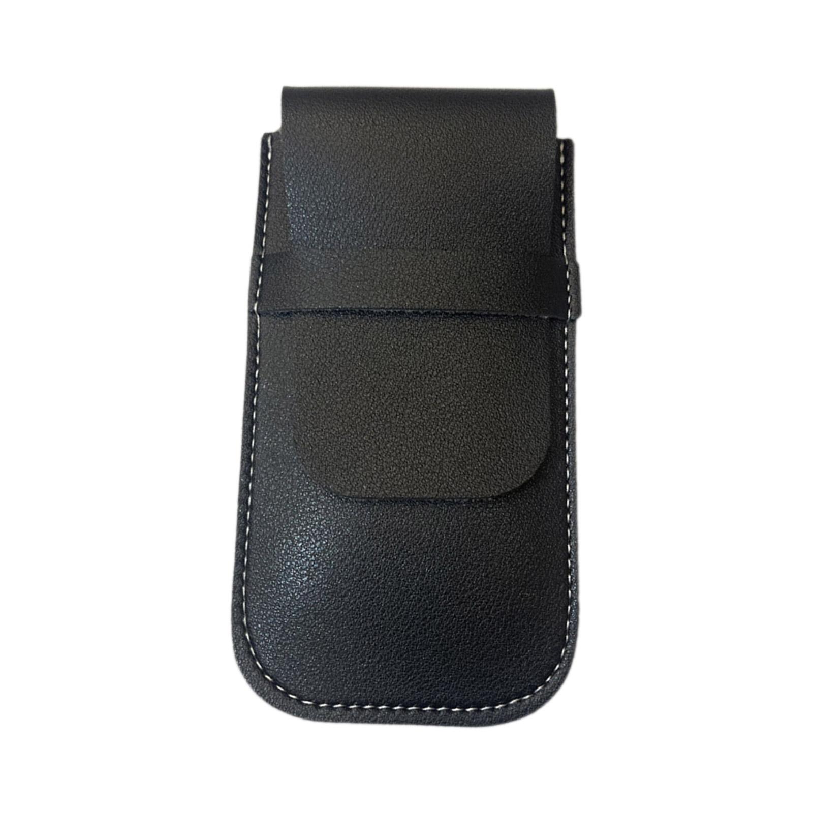 

Модный дорожный чехол для хранения часов из ПУ кожи с несколькими отделениями для организации и демонстрации, для домашнего использования чёрный