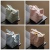 Chinese Style Embroidered Handbag Handbag Cott Tea Tools Storage Bag Solid Color Flower Print Drawstring Bundle Pocket