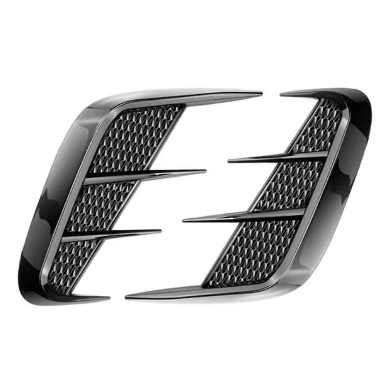 Multifunction Carbon fiber Car Fender Trim Car Sticker Shark Gills Simulation Exhaust Side Intake Hood Body Sticker Accessories