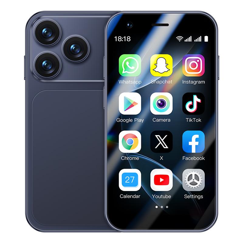 A17 Mini 3G Smartphone 3.0inches MTK 2GB RAM 16GB ROM 2MP HD Camera Dual SIM High Quality Android 8.1 Mobile Phone with Face Recognition
