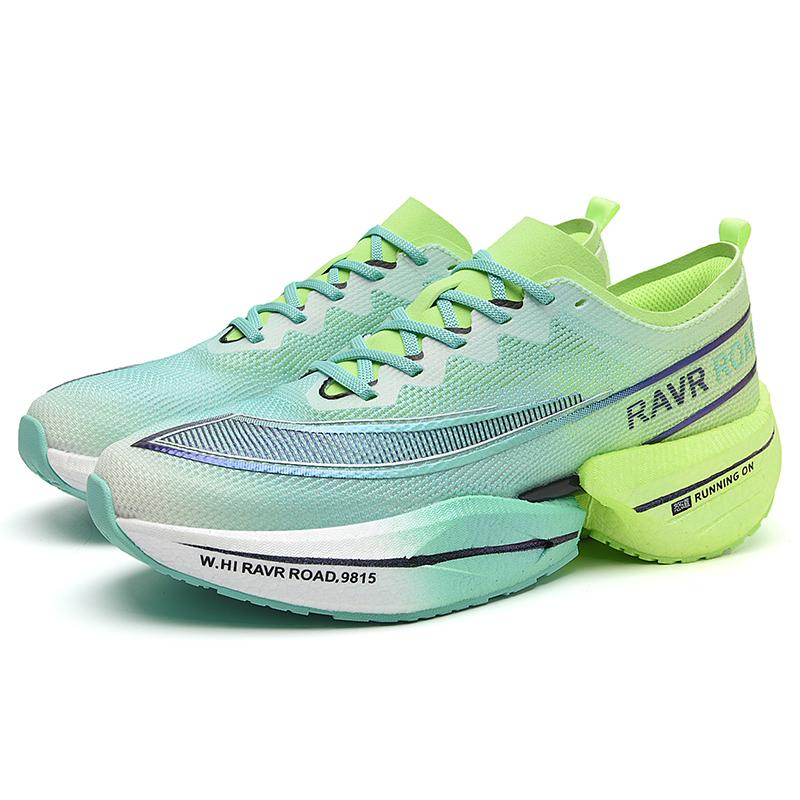 Marathon Air Cushion Herre Sportsløpesko Pustende Lettvekts Komfortable Atletisk Nonskli Carbon Plate Joggesko