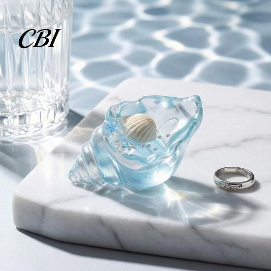 Relaxation Desk Toys Clear Conch Stress Relief Toy, Sea Snail Squeezable Fidget Kids Toy Stretchy Sensory for Anxiety & Hand Exercise Calming