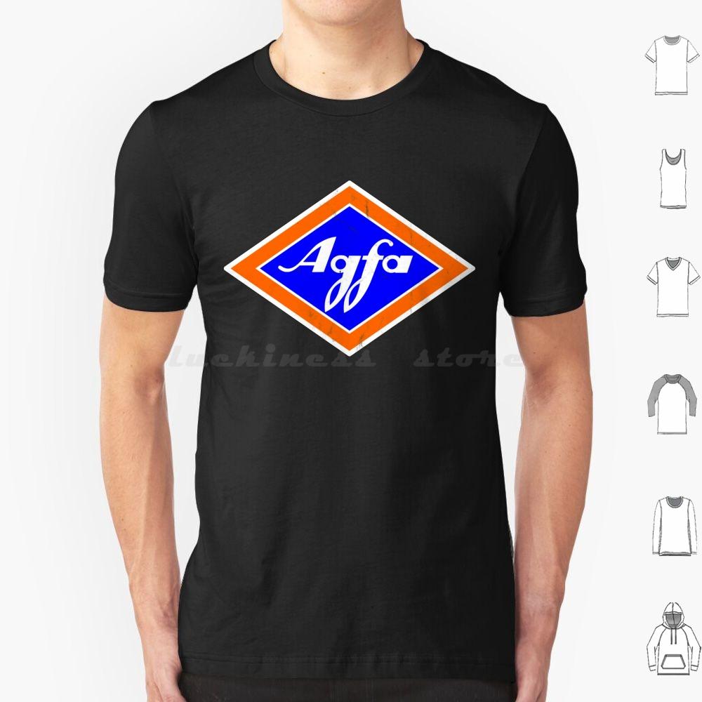 Retro Agfa Film Logo From 1960s T Shirt Big Size 100 Cotton Agfa Agfa Film Film Retro Logo Camera S