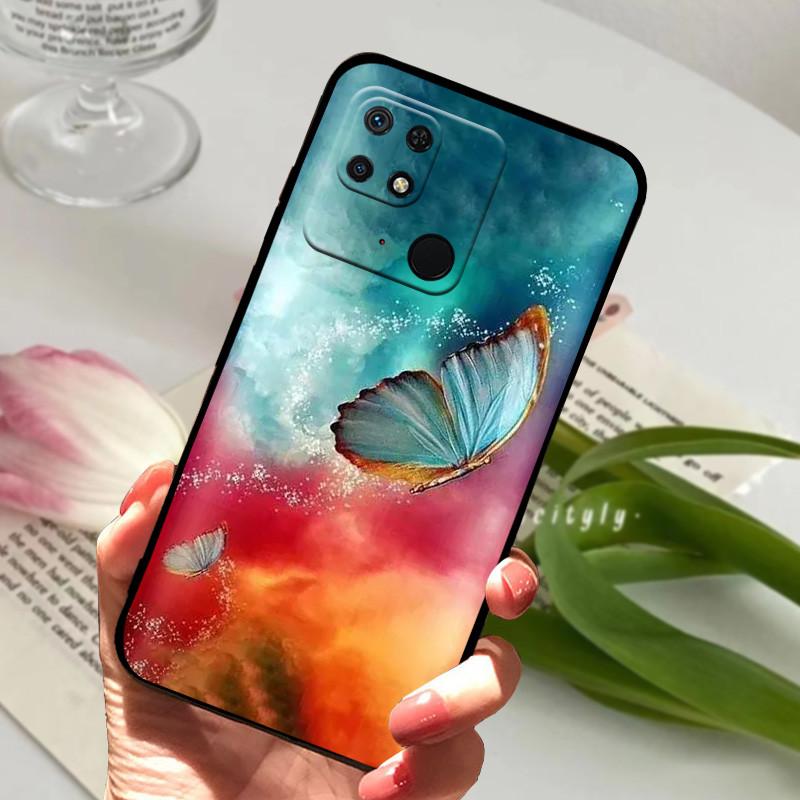 For Redmi 10C Case Soft Silicone Protective Back Cover Silicone Case For Xiaomi Redmi 10C Redmi10C 10 C Phone Cover Fundas