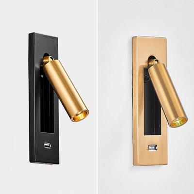 New Led Indoor Wall Lamps 3W Wiht Switch Led Wall Light Modern Stai Wall with USB Charge Wall Sconce Livingroom Led Luminaire