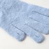 Women's Winter Warm Plush Knitted Fingerless Touchscreen Gloves in Candy Colors