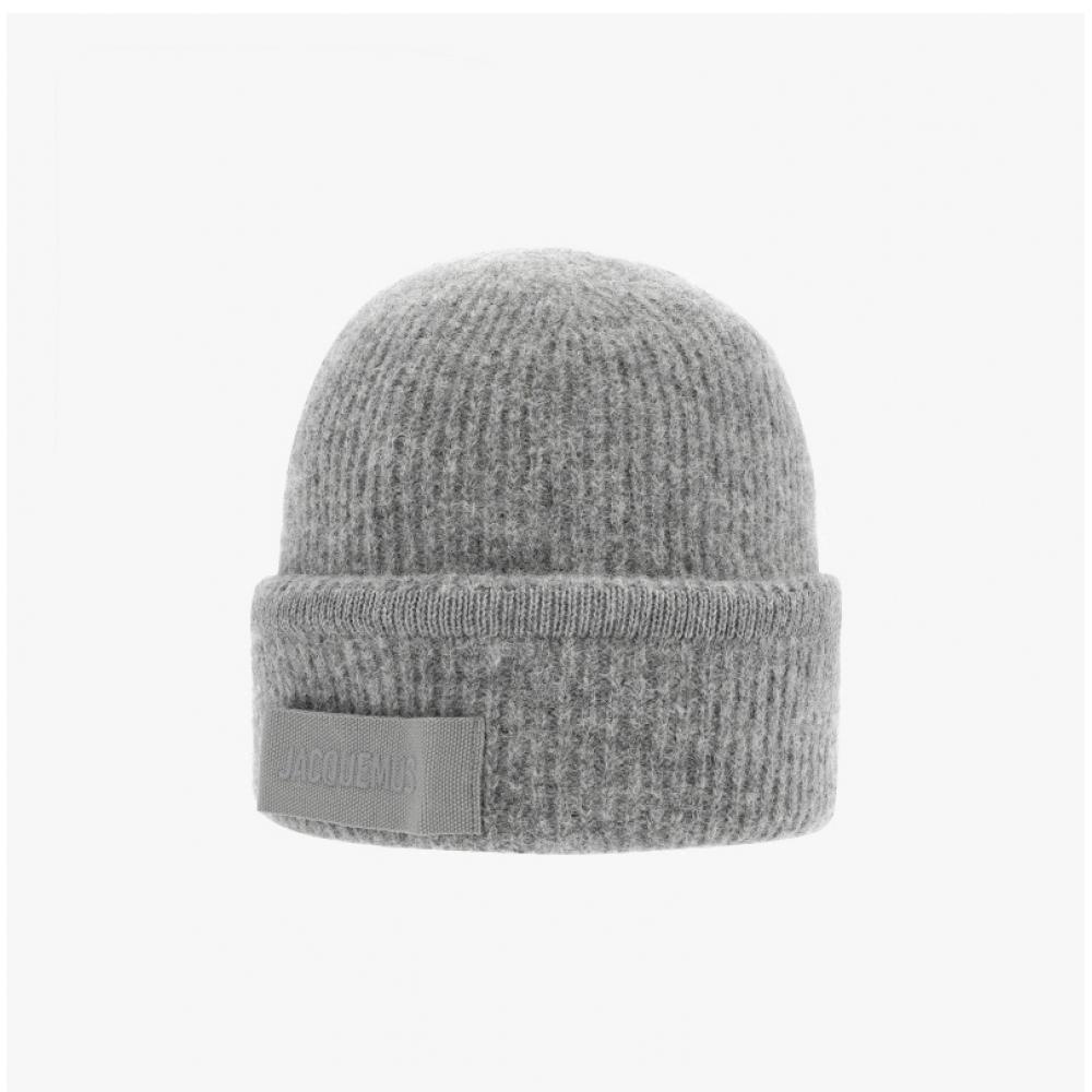 Jacquemus Le Bonne Gross Grain grosGrain Logo Beanie Acu00666ak00227