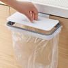 Garbage Bag Holder, Portable Plastic Garbage Bag Organiser with Lid, Hanging Garbage Bag Holder, Cabinet Door Hanger