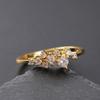 Rings Rhinestone Gold Girls Go Out Decoratives Hand Jewelry Simple Fashiona