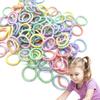 100 Colorful Hair Ties for Kids, Gentle On Hair, Large Capacity, Stylish, No-Tie Design, Perfect for Everyday Use, Preschool, or Everyday Use