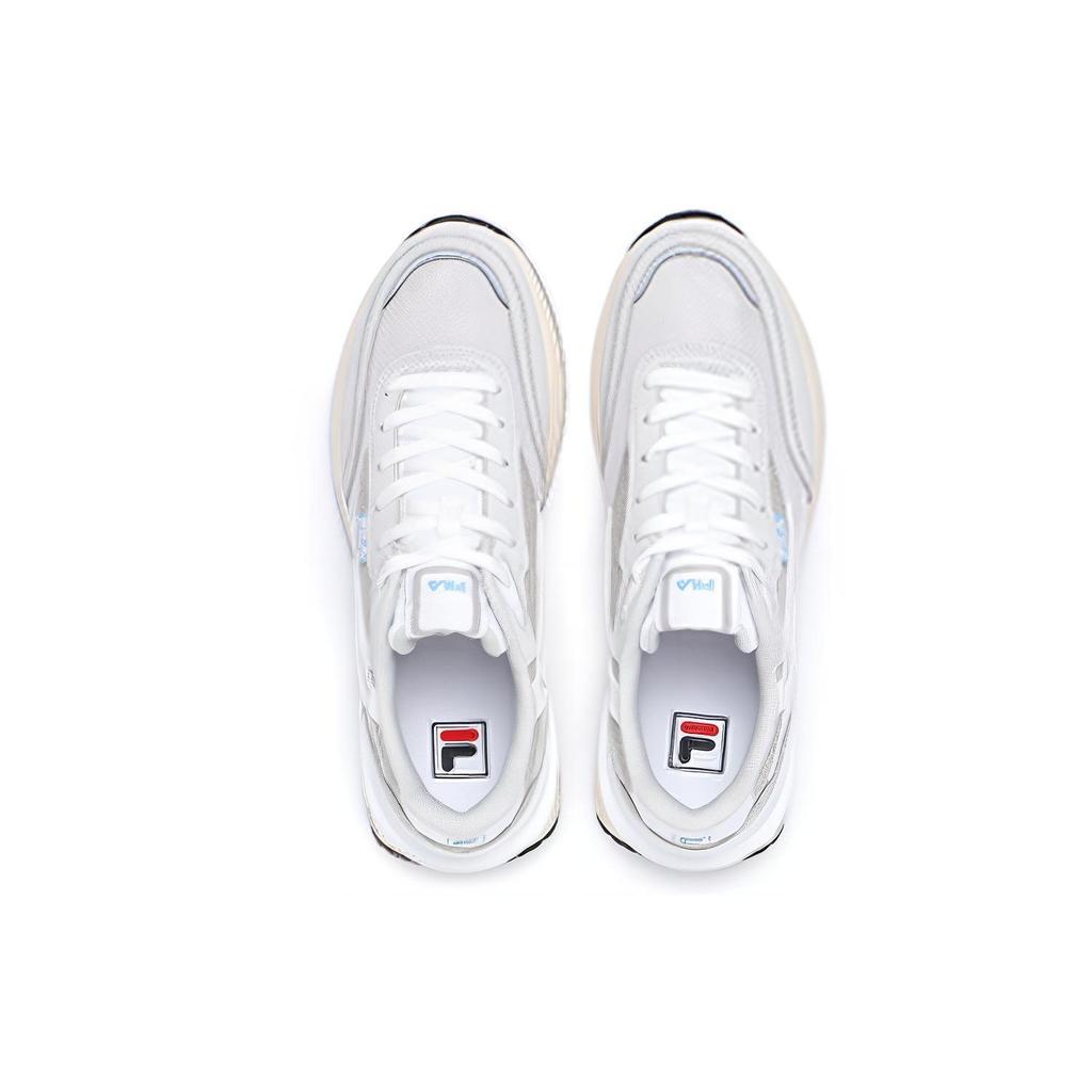 Fila Renno Fabric Synthetic Leather Fresh Trendy Low-Top Casual Shoes Men sneaker White Gray F12M226122FBB