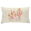 30 cm x 50 cm povlak na polštář omyvatelný v pračce Víceúčelový polyesterový povlak na polštář s kaktusovým potiskem pro každodenní život