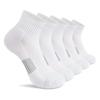 5/1pairs Men's Breathable Cotton Mid-Calf Socks - Sweat-Absorbent, Versatile Business & Sports Wear for All Seasons