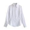 Kaslead New Arrival Women's Fashion Style Fashion Casual Easiest for Match Poplin Silm Shirt 2157056