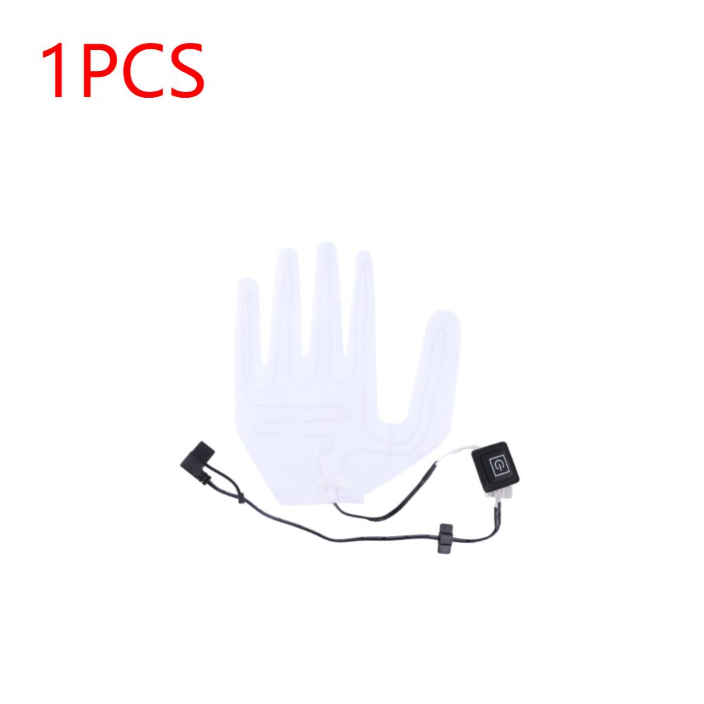 1/2PCS Electric USB Gloves Heater Composite Fiber Electric Hot Wire Winter Heated Gloves Pad Warmer Ski Gloves Heating Pad