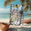 Custom Name Ultra-Soft Beach Towel with Clash Royale Theme,Ideal for Pool - Camping, Diving - Perfect Travel Essential, Vibrant Beach Towel.