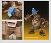 Penros Dinosaur Battle Puzzle: Godzilla vs. King Kong Gorilla - Compatible with Lego Blocks, Perfect Gift for Boys