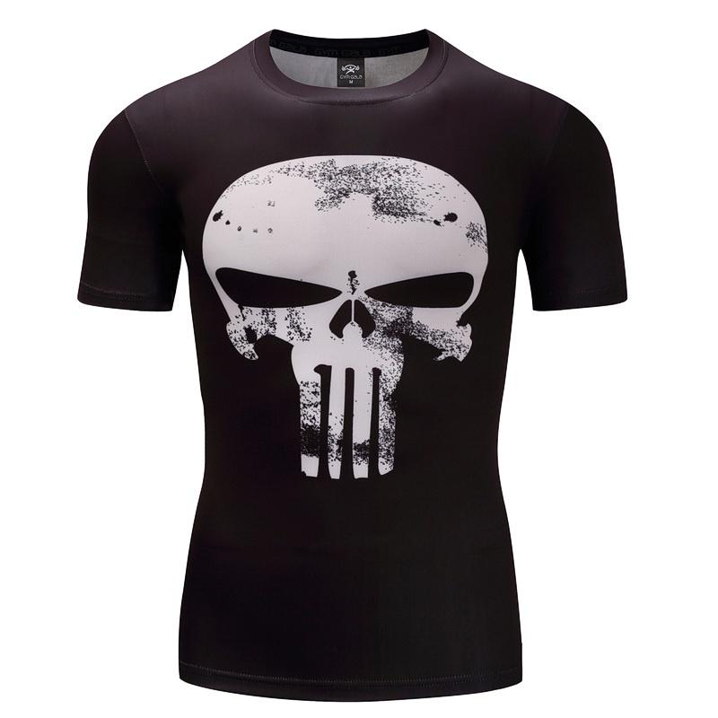 Costume Superhero Tshirt Short Sleeve Slim Fit Shirt Athletic Cycling Jersey