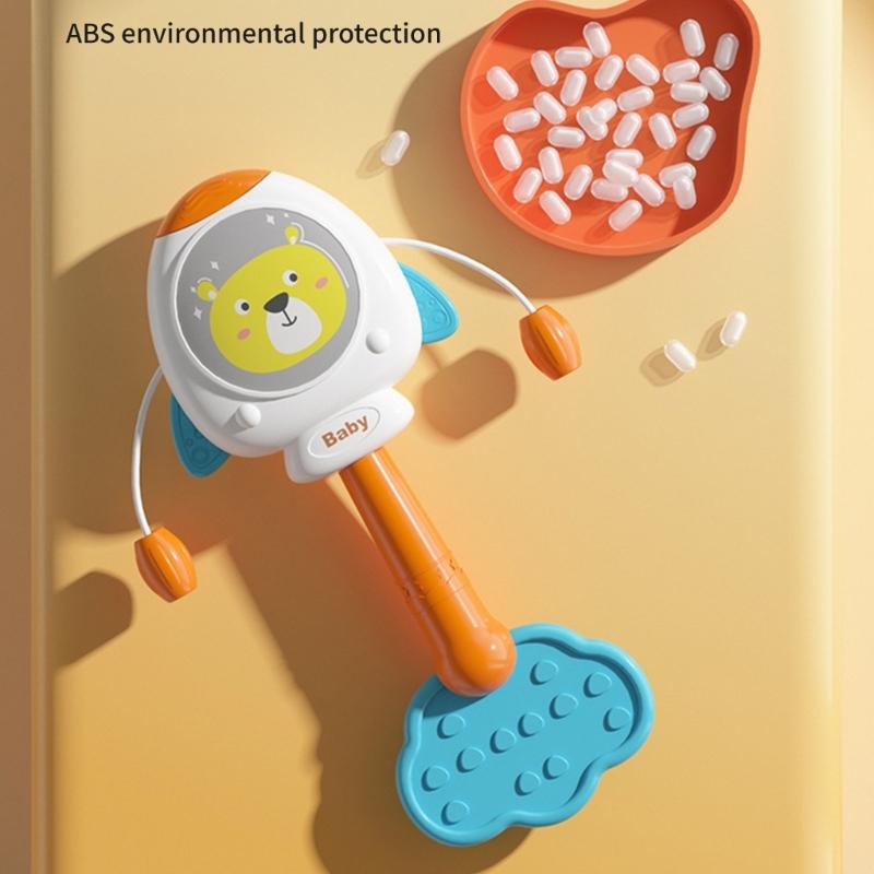 Baby Shaker Animal Rattle Toy Baby Shaker Toy Stroller Cartoon Musical Instrument Shower Sensory Gifts Rattle Shaker