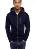 2026 Men's Casual Zip-Up Hoodie: Fashionable Sports Sweatshirt with Customizable Logo