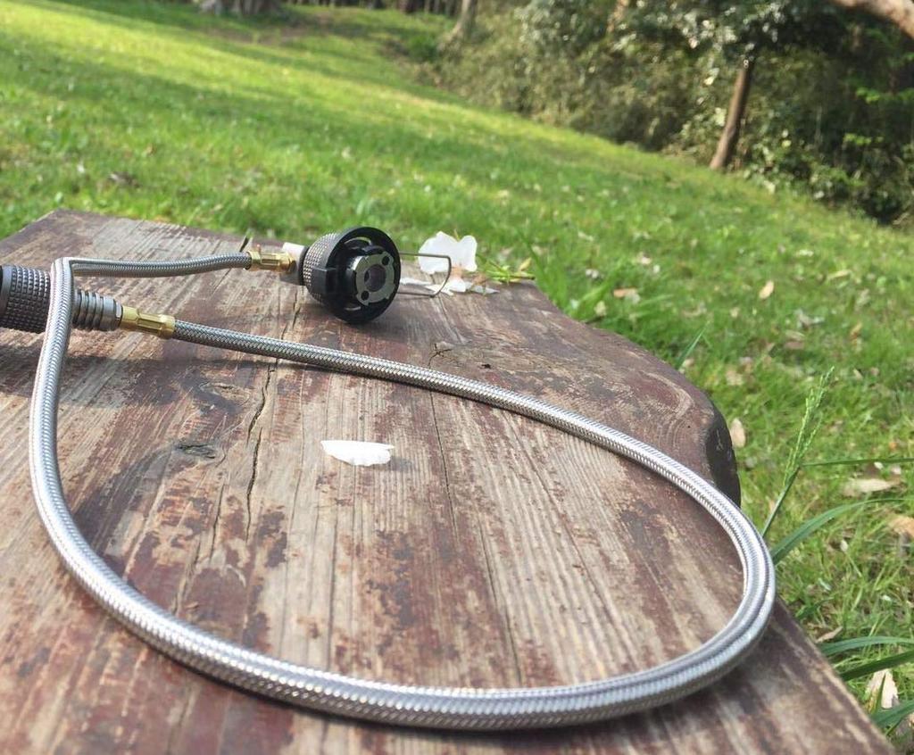 CAMPING MOON CB Can OD Can Compatible Adapter & Multi-Gas Hose Line Full Set, Screw-in Conversion Adapter ST-310 Compatible with Z11/Z13/Z21-70